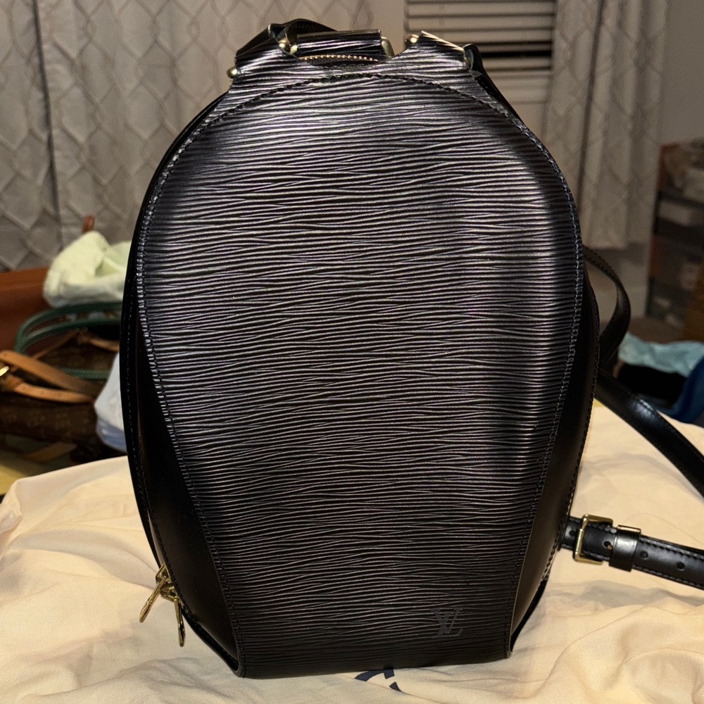 Louis Vuitton Epi leather backpack. Very clean inside.